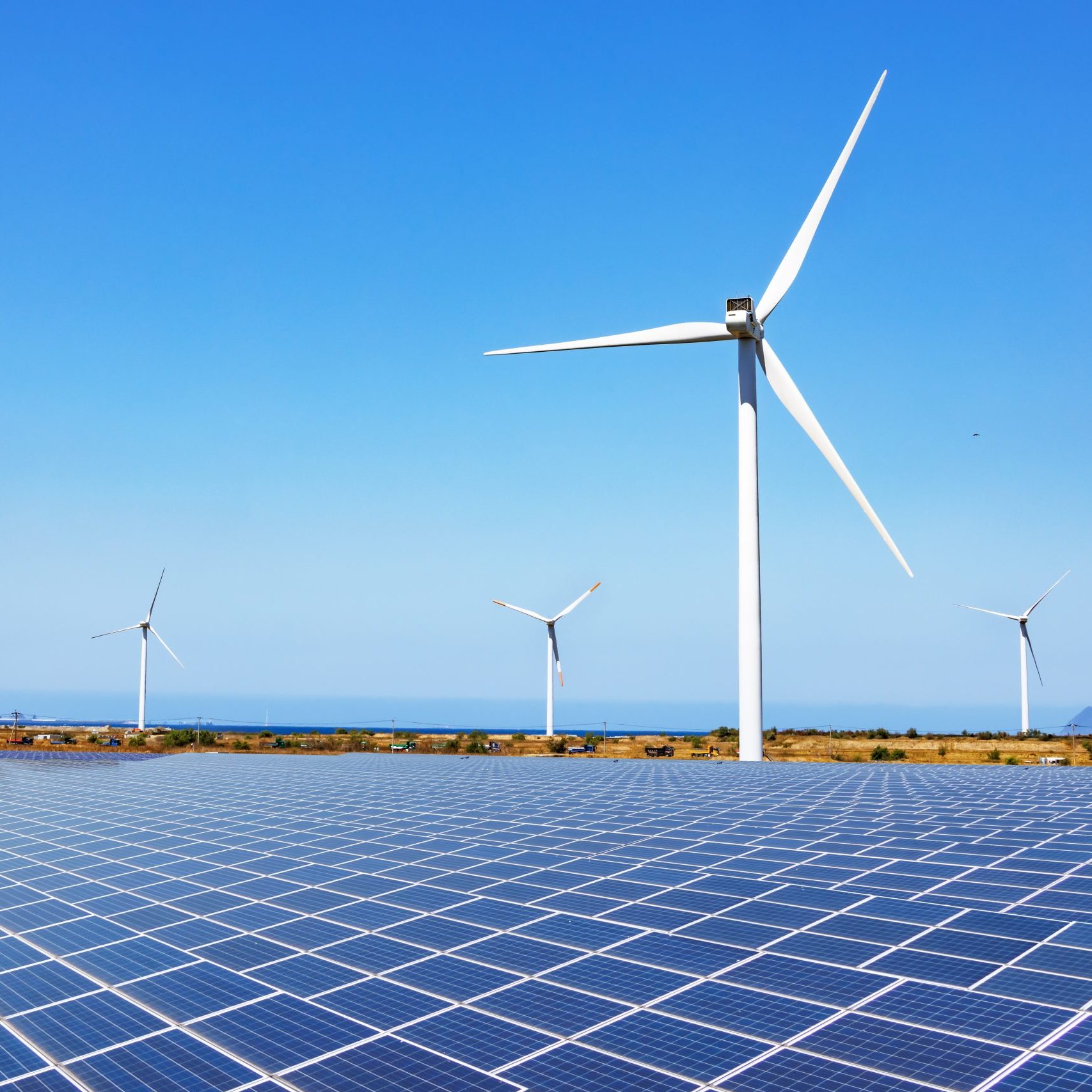 Solar,Panels,And,Wind,Turbines,For,A,Decarbonized,Society